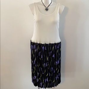 COPY - 16W-Purple Calla Lily Dress Sleeveless